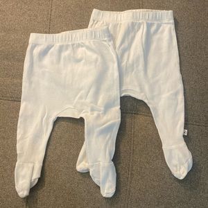 Newborn Baby Pants with Footies (set of 2)